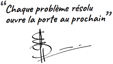 Citation manuscrite et signature de Rafael Verissimo